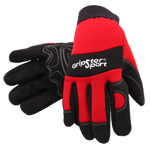 AireFlex Synthetic Leather, Red Spandex Back