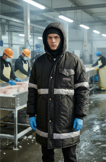 Increased Visibility Parka with Hood MADE IN USA