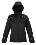 3 In 1 Ladies Jacket with Zip Off Hood and Fleece Liner