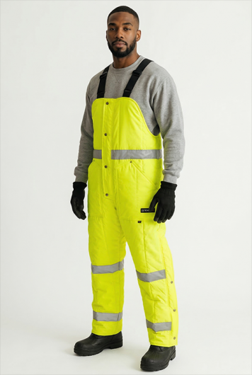 High Visibility High Bib Overalls MADE IN USA