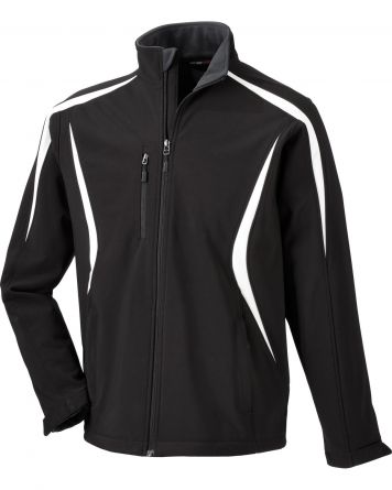 Mens Three Layer Fleece Soft Shell Jacket