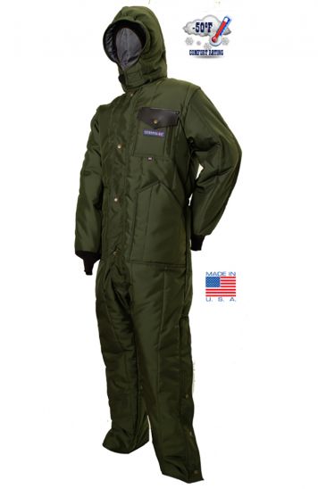 Extremegard® Insulated Freezer Work Coveralls with Hood MADE IN USA