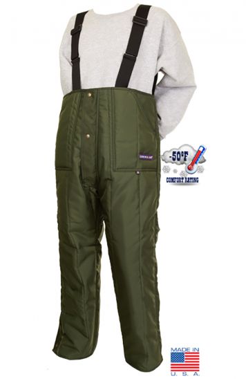 Extremegard® Insulated Freezer Work Low Bib Overalls MADE IN USA